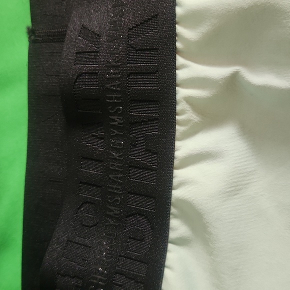 Gymshark Ladies XXL Leggings Green w/Blk Waist - Picture 5 of 9